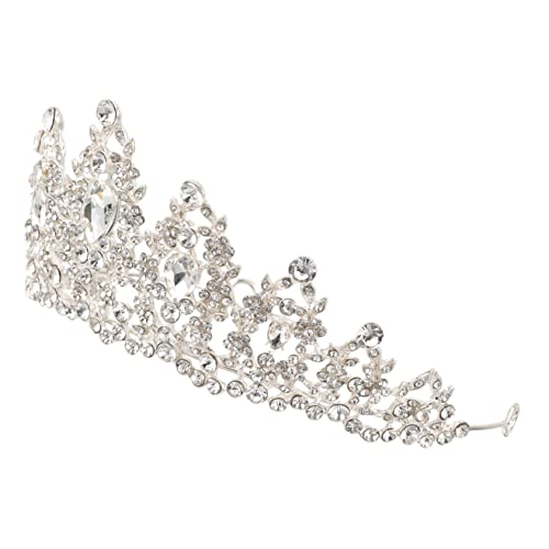 Healvian Brautkrone Haarband Mit Rhinestones Elegantes Kopfschmuck Für Hochzeiten Partys Kostüme Und Fotoshootings Für Frauen Und Mädchen von Healvian