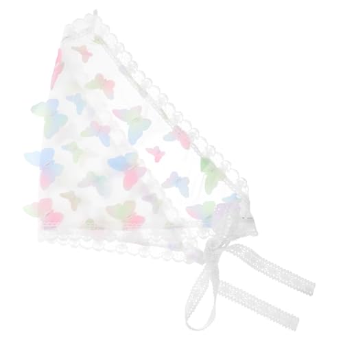 Healvian Spitzenbandana Kopftuch Damen Haarband Stirnband Bandana Für Kopf Bequemes Tragen Leichter Vielseitiges Accessoire Für Anlässe von Healvian