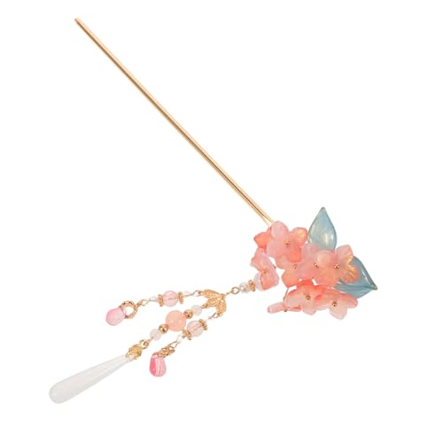 Healvian Lange Quasten Haarnadel Haarstab mit Filigraner Blütenverzierung Vintage Chinesisches Hanfu-accessoire für Frauen und Mädchen Passend zu Cheongsam Hochzeit Festen und von Healvian