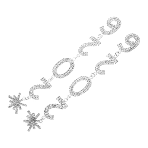 Healvian Strass-schneeflocken-ohrringe Mit Anhänger Für Damen Winter-ohrring Als Statement-kleidung Für Hochzeit Und Party Funkelnder Schmuck von Healvian