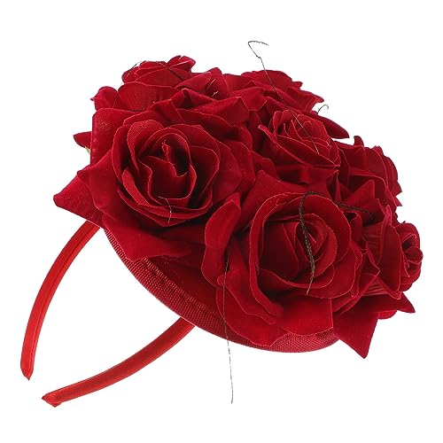 Healvian Mädchen Stirnband Buntes Blumen Haarreifen Simulierte Farb Dekoration Cosplay Party Accessoire von Healvian