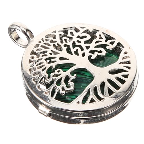 Healvian Lebensbaum Anhänger Schmuckanhänger Hohldesign Stein Charms für Halskette Armband Schmuckherstellung Vielseitig Stilvoll Gefertigt aus Steinlegierung Inspirierend Bedeutsam von Healvian