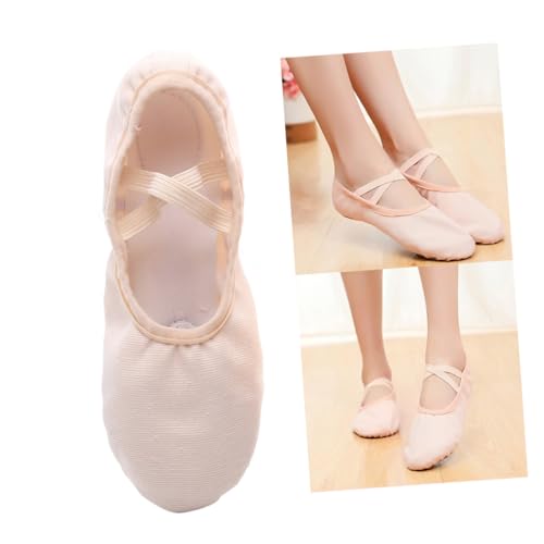 Healvian Lecklose Yoga -Schuhe Ballett Übungsschuhe Ballettschuhe Damen Tanz Pantoffel Tanzschuhe Ballettschuhe Für Mädchen Schuhe Für Frauen Rosa von Healvian