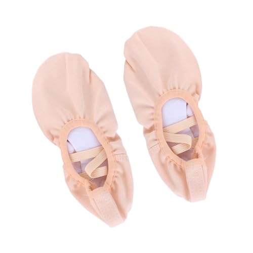 Healvian Lecklose Yoga -Schuhe Ballettschuhe elastisch Leichtes Tanzen Kind Sohle, alleinig Yogaschuhe für Frauen Ballettschuhe für Mädchen Tanzschuhe Taschenschuhe Rosa von Healvian
