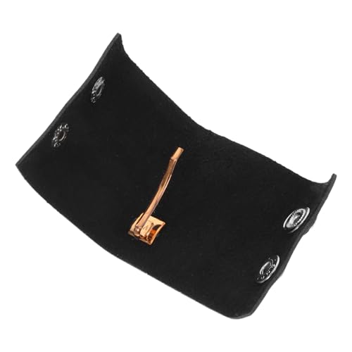 Healvian Leder Haargummis mit Metallknopf PU Leder Pferdeschwanz Halter Einfaches Design Haargummi für Mädchen und Frauen Rutschfeste Strapazierfähige Haarbänder für Dickes Zufällige Farbe von Healvian