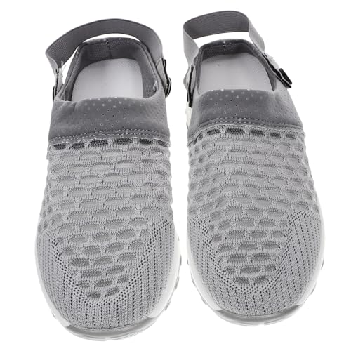 Healvian Leichte Atmungsaktive Damensandalen mit Mesh Obermaterial Gepolsterte Sportsandalen für Damen Komfortabel Modisch und Vielseitig für Freizeit und Fitness von Healvian