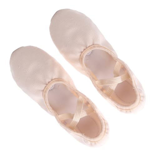 Healvian Leichte Ballettschuhe mit Elastischem rutschfeste Tanzschuhe für Erwachsene Weiche Sohle Geeignet für Yoga Ballett Modern Dance Jazz und Tanzfläche von Healvian