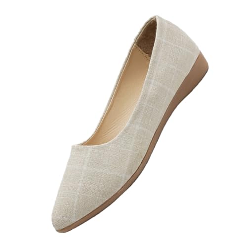 Healvian Leichte Damen Flats mit Rutschfester Sohle Feine Spitze Freizeit Schuhe Angenehm und Robust für Frühling und Sommer Modische Flache Schuhe für Alltag und Reisen Healvian Leichte Damen Flats mit Rutschfester Sohle Feine Spitze Freizeit Schuhe Angenehm und Robust für Frühling und Sommer Modische Flache Schuhe für Alltag und Reisen von Healvian