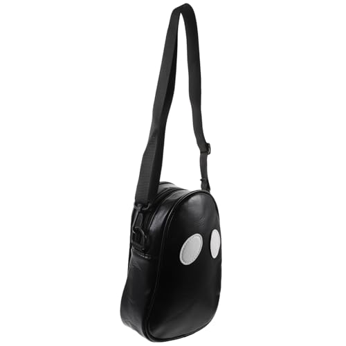 Healvian Leichte Damen Umhängetasche mit Verstellbarem Schultergurt Modische Freizeit Crossbody Bag in Schwarz Multifunktionale Mittelgroße Handtasche für Alltag Reisen und Büro von Healvian