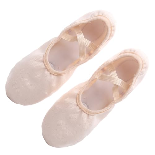 Healvian Leichte Elastische Tanzschuhe für Damen und Herren rutschfeste Ballettschläppchen mit Weicher Sohle Geeignet für Yoga Ballett Traditionelle und Moderne Tänze von Healvian