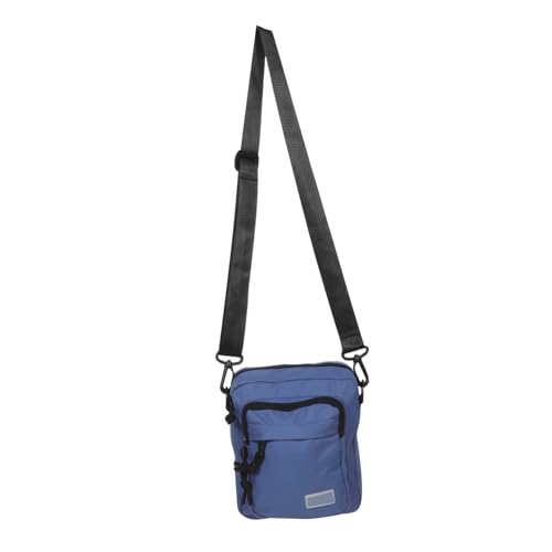 Healvian Leichte Herren Crossbody Sling Bag mit Verstellbarem Gepolstertem Schultergurt Wasserabweisend Kompakt für Outdoor Reisen Arbeit und Alltag Modische Kleine Umhängetasche in Blau von Healvian