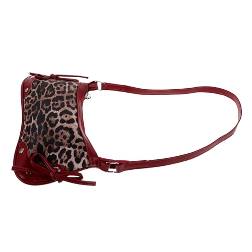 Healvian Leichte Leoprint Umhängetasche Damen Vielseitige Schultertasche und Unterarmtasche aus Flexibel Tragbar für Alltag Büro und Freizeit Stilvolle Handtasche mit Effizientem Stauraum von Healvian