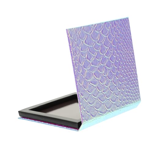 Healvian Leichte Magnetische Leere Lidschattenpalette mit Farbwechsel effekt und Meerjungfrauen schuppenmuster Kompakte Aufbewahrungsbox für DIY Make up für Lidschatten Lippenstift von Healvian