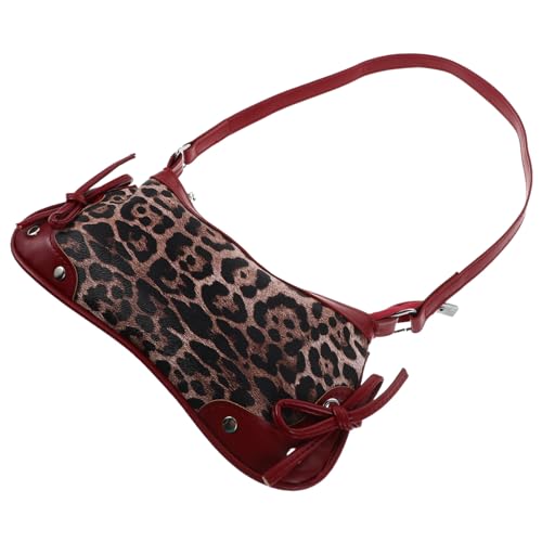 Healvian Leichte Strapazierfähige Crescent Schultertasche mit Leopardenmuster Modische Umhängetasche für Damen Praktisch Organisiert für Alltag Arbeit und Formelle Anlässe von Healvian
