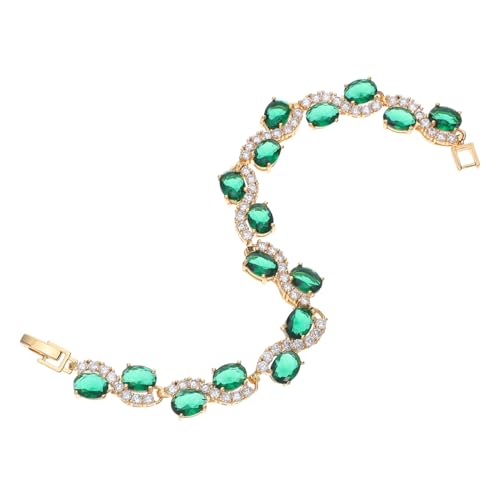 Healvian Leichtes Grünes Zircon Armband Damen Eleganter Bangle für Brautjungfern Hypoallergen Komfortabel Modisches Schmuckstück für Alltag Party und Festliche Anlässe Healvian Leichtes Grünes Zircon Armband Damen Eleganter Bangle für Brautjungfern Hypoallergen Komfortabel Modisches Schmuckstück für Alltag Party und Festliche Anlässe von Healvian