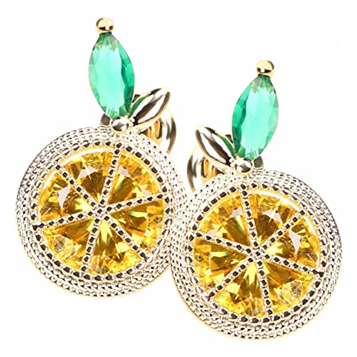 Healvian Lemon Slice Statement Ohrringe Süße Fruchtige Ohrstecker mit Kreativem Design für für Alltag und Besondere Events Healvian Lemon Slice Statement Ohrringe Süße Fruchtige Ohrstecker mit Kreativem Design für für Alltag und Besondere Events von Healvian