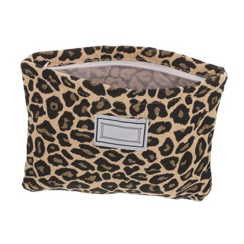 Healvian Leopard-Kosmetiktasche Kulturbeutel zum Aufhängen Männer Geschäftsreise -Make -up -Tasche Taschen Multi aufbewahrungssack Storage Bags Reise waschtasche Waschbeutel aus Polyester von Healvian