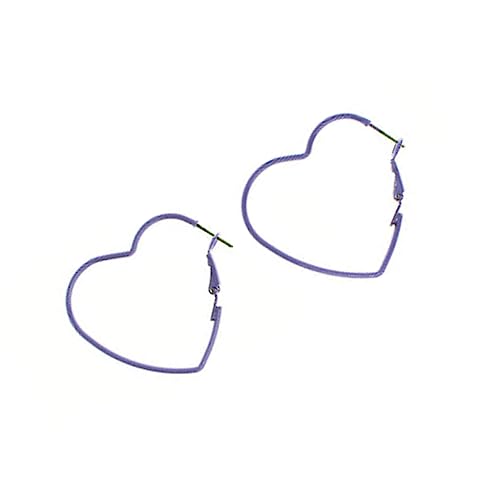 Healvian Liebe Ohrringe Ohrschmuck für Frauen Modeohrringe Herz-Ohrstecker Violett Healvian Liebe Ohrringe Ohrschmuck für Frauen Modeohrringe Herz-Ohrstecker Violett von Healvian