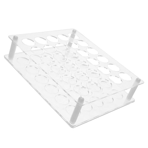Healvian Transparenter Acryl-lippenstift-organizer-halter Mit Steckplätzen Für Lippenstifte Make-up-pinsel Flaschen Und Stabiler Standfuß Und Personalisierbares Design Für Schminktisch von Healvian
