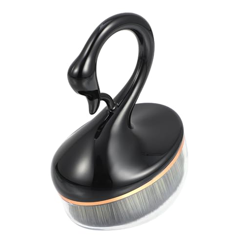 Healvian Liquid und Puder Foundation Pinsel Flacher Tragbarer Make Up Pinsel mit Schutzetui für Flüssige und Pudrige Grundierung Sanftes Finish Präzise Anwendung bei Reifer Haut von Healvian