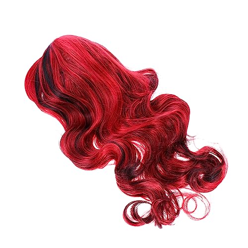 Healvian Lange Lockige Cosplay Perücke Schwarz Und Rot Hitzebeständige Halloween Perücke Für Und Mädchen Für Partys Und Cosplay-events Healvian Lange Lockige Cosplay Perücke Schwarz Und Rot Hitzebeständige Halloween Perücke Für Und Mädchen Für Partys Und Cosplay-events von Healvian