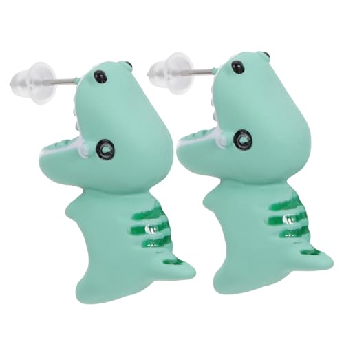 Healvian Lustige Dinosaurier Ohrstecker Tier Ohrschmuck Kreative Party Ohrringe Geschenkidee Alltag Zubehör von Healvian