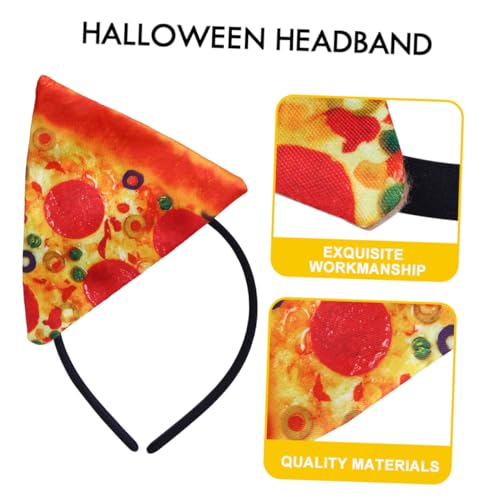 Healvian Lustiges Pizza Haarreif Halloween Kopfschmuck Cosplay Stirnband für Erwachsene Kreatives Kostüm Accessoire für Party und Karneval Auffälliges Food Design Orange Healvian Lustiges Pizza Haarreif Halloween Kopfschmuck Cosplay Stirnband für Erwachsene Kreatives Kostüm Accessoire für Party und Karneval Auffälliges Food Design Orange von Healvian