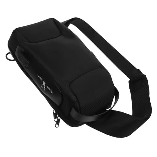 Healvian Männliche Sling Bag Wasserdichtem Oxford Usb-ladeanschluss Anti-diebstahl Crossbody Tasche Für Und -version Schwarz Healvian Männliche Sling Bag Wasserdichtem Oxford Usb-ladeanschluss Anti-diebstahl Crossbody Tasche Für Und -version Schwarz von Healvian