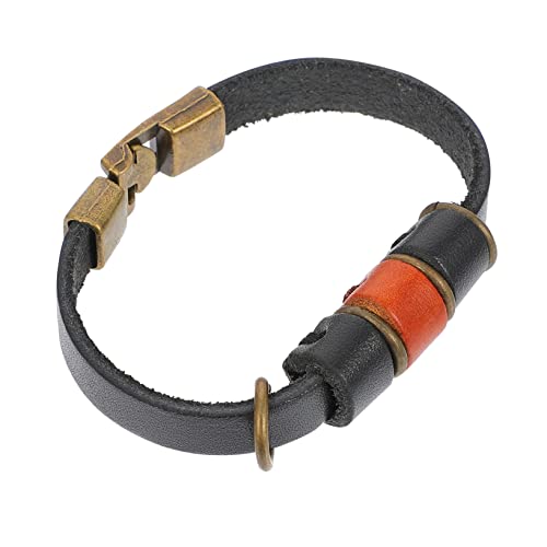Healvian Männliches Cowhide Armband Modisches Hip Hop Handkette für Partys Hochwertige Verarbeitung Langlebiger Tragekomfort für Freunde Familie Healvian Männliches Cowhide Armband Modisches Hip Hop Handkette für Partys Hochwertige Verarbeitung Langlebiger Tragekomfort für Freunde Familie von Healvian