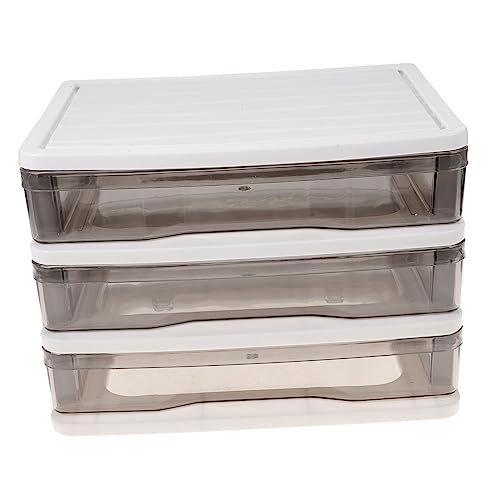 Healvian Make Up Aufbewahrungsbox Transparent Lagig mit Schubladen Großer Stauraum für Kosmetik und Kleinteile Vielseitiger Organizer für Büro Wohnzimmer und Schminktisch von Healvian