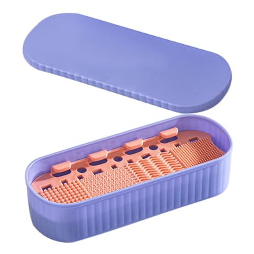 Healvian Makeup Brush Cleaner Box mit Effektivem Reinigungssystem Kompakt und Tragbar Dekorativer Kosmetik Pinselhalter für Reisen und Täglichen Gebrauch Geeignet für Damen und Mädchen von Healvian