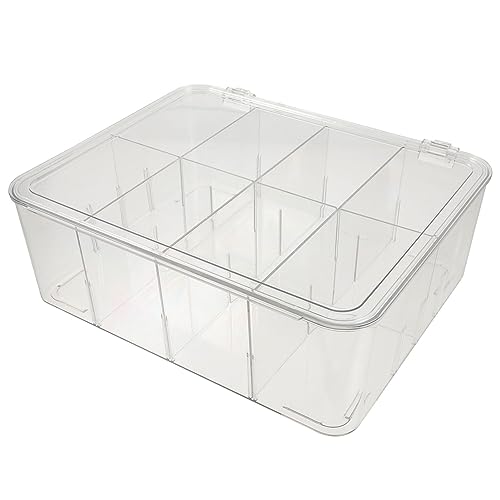 Healvian Aufbewahrungsbox Für Kosmetik Make-up-organizer Mit Unterteilern Kleiner Behälter Für Schmuck Und Schreibwaren Aus Stabilem Material Für Reisen Geschenk von Healvian