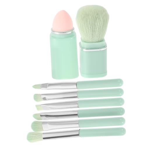 Healvian Makeup Pinsel Set Reisefreundlich Soft Lidschatten Concealer Pinsel Kompakt Tragbar Für Damen Teens Multifunktional Kosmetik Werkzeug von Healvian