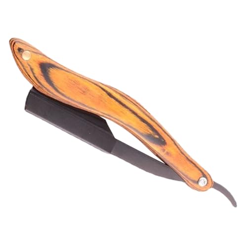 Healvian Manueller Rasierer mit Holzgriff aus für Herren Vielseitig Einsetzbar zum Rasieren Trimmen und Formen von Bart und Gesichtshaar Tragbar für Reisen und Täglichen Gebrauch von Healvian