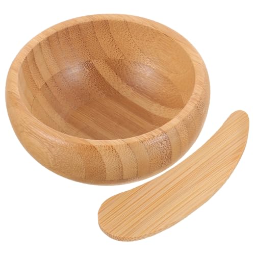 Healvian Maskenschale mit Löffel aus DIY Rührschüssel für Gesichtsmaske Umweltfreundliches zum Mischen und Auftragen von Hautpflege Praktisch für Zuhause und Reisen von Healvian