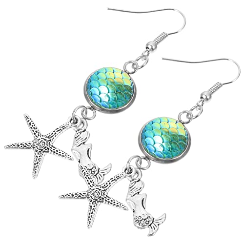 Healvian Meerjungfrau und Ohrringe aus Leichte Party Schmuck Dangle Ohrhänger für Damen und Mädchen Perfektes für Festliche Anlässe von Healvian