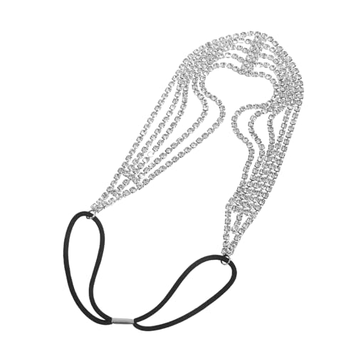 Healvian Mehrschichtiges Stirnband Damen mit Funkelnden Strasssteinen Kreativer Haarschmuck für Mädchen Leichtes Langlebiges Haarband für Festliche Anlässe und Alltag von Healvian