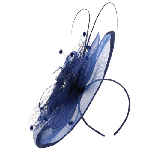 Healvian Mesh Yarn Fascinator Mit Clip Und Haarband Für Hochzeiten Braut Und Cocktail-events Accessoire Für Anlässe von Healvian