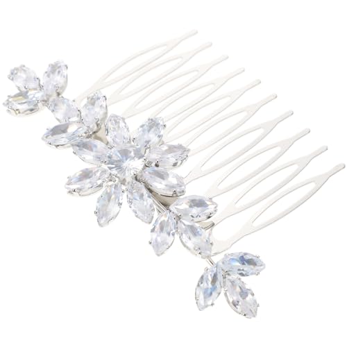 Healvian Metal Haarkamm Mit Strasssteinen Eleganter Brautschmuck Für Hochzeiten Funkelnde Haaraccessoires Für Bräute Und Brautjungfern Für Festliche Anlässe Healvian Metal Haarkamm Mit Strasssteinen Eleganter Brautschmuck Für Hochzeiten Funkelnde Haaraccessoires Für Bräute Und Brautjungfern Für Festliche Anlässe von Healvian