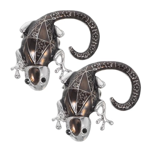 Healvian Metall Schuhe Clips Abnehmbare Gecko Charms Dekorative Schuhschnallen für Damen High Heels Vielseitige Metall Schuhe Dekorationen für Party Hochzeit Healvian Metall Schuhe Clips Abnehmbare Gecko Charms Dekorative Schuhschnallen für Damen High Heels Vielseitige Metall Schuhe Dekorationen für Party Hochzeit von Healvian