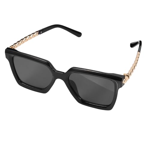 Healvian Metallic Bügel Sonnenbrille Damen Herren Sommer Party Photo Requisite Modisch Leicht und Strapazierfähig Strand Pool Poolparty Accessoire von Healvian