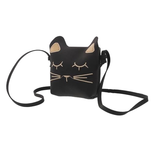 Healvian Mini Umhängetasche mit Katzenmotiv Leichte Kleine Handtasche für Mädchen Kompakte für Kleine Hände Praktischer Umhängegurt Modisches Accessoire für Schule und Alltag von Healvian
