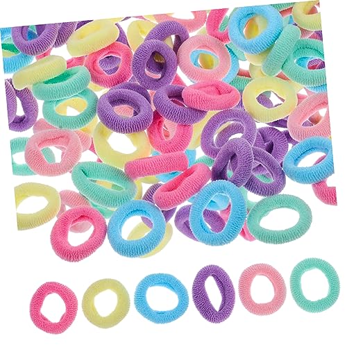 Healvian 80stücke Haargummis Kleine Haargummis Elastische Haarspangen Für Kleinkinder Haarschmuck Für Junge Mädchen Und Mädchen Praktische Haar-accessoires Für Alltag Und Partys von Healvian