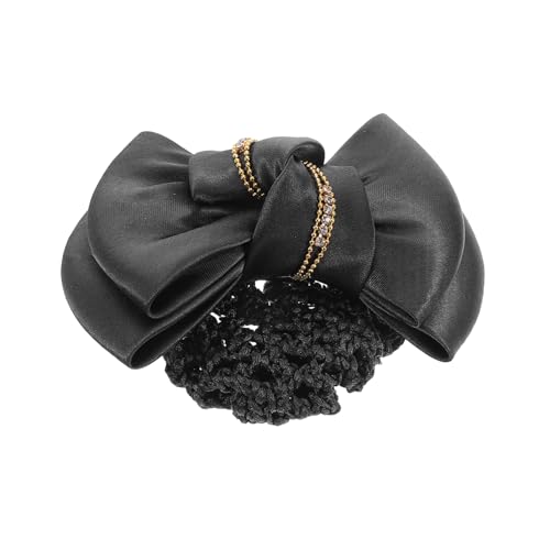 Healvian Haarnetze Für Dutt Haarnetze Für Damen Haarknoten-netzclip Duttnetz-abdeckung Kopfbedeckung Aus Stoff Haarspangen Für Arbeit Dutt-haarnetz Haarknoten-accessoires Haarnetz-clip von Healvian