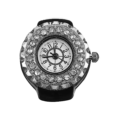Healvian Ringuhr Schmuck-ringuhr Dekorative Elektronische Fingeruhr Ornament Uhr Ring von Healvian