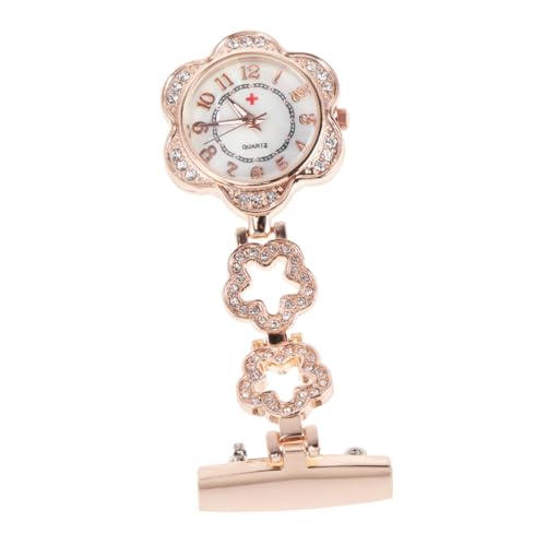 Healvian Mode Uhr für Krankenschwestern Taschenuhr mit Clip Präzises Quarzwerk Pflegeuhr für Medizinisches Personal für Frauen von Healvian