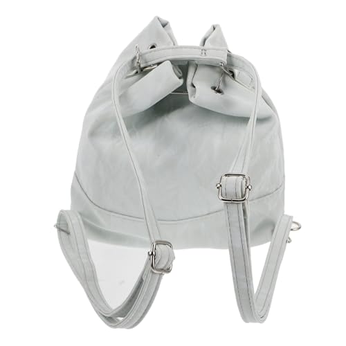 Healvian Modische Damen Schultertasche Wassergrün PU Bucket Bag mit Kordelzug Vielseitig Tragebar als Umhängetasche oder Unterarmtasche für Alltag und Freizeit von Healvian