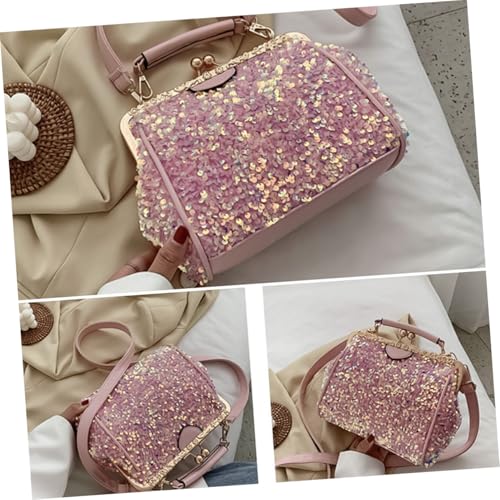 Healvian Modische Damen Umhängetasche mit Pailletten Leichte Crossbody Schultertasche Vielseitige Handtasche für Alltag Party Strand Kompakt für Handy und Kleine Gegenstände Trendiges von Healvian