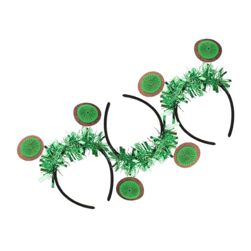 Healvian 3stücke Glitzer Stirnbänder Obst Haarband Party Kopfschmuck Haar Zubehör Für Frauen Mädchen Karneval Haaraccessoires von Healvian
