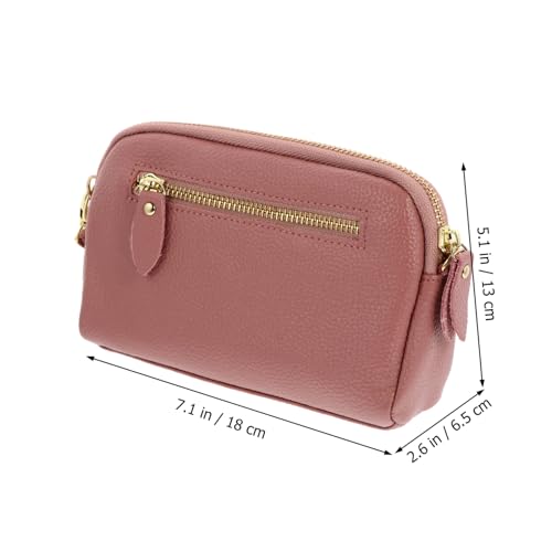 Healvian Multifunktionale Damen Münzgeldbörse aus Geruchsneutralem Material Kompakte Wallet mit Fächern für Kleingeld und Kleine Gegenstände Leichte Handtasche für Shopping Reisen und von Healvian